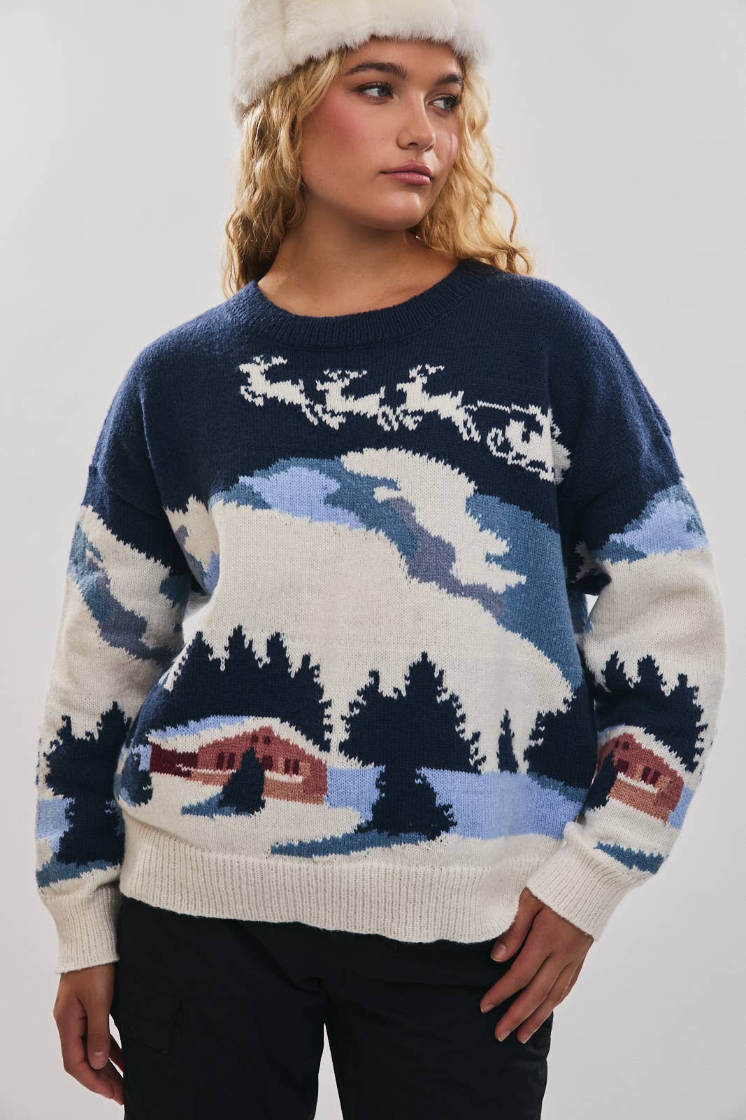 Ski Village Holiday Sweater