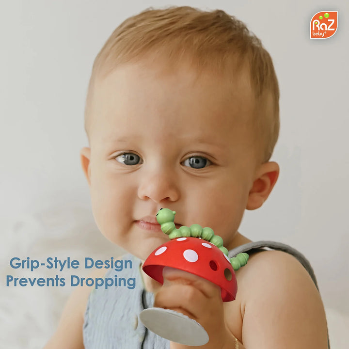 Chompy Mushroom Silicone Teether