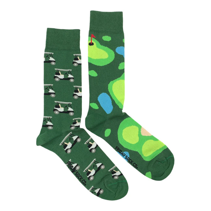 Men's Golf Cart & Golf Mismatched Socks