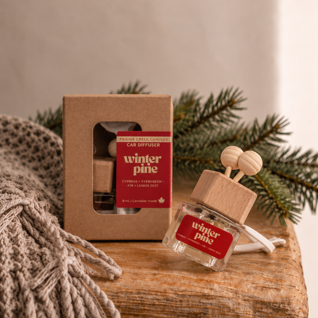 WINTER PINE | NON TOXIC VENT CLIP CAR DIFFUSER | HOLIDAY COLLECTION
