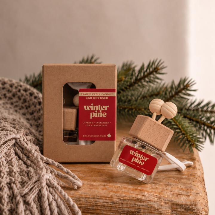 WINTER PINE | NON TOXIC VENT CLIP CAR DIFFUSER | HOLIDAY COLLECTION