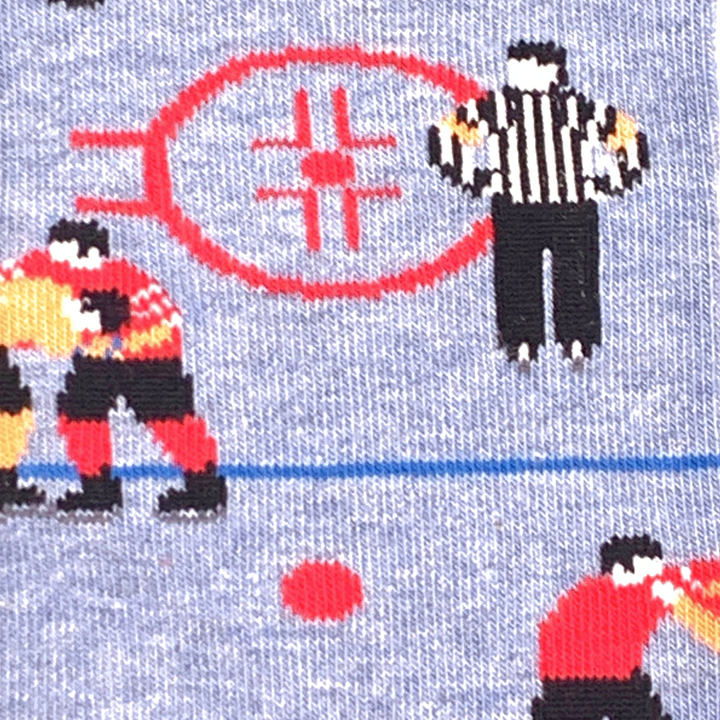 Men's Funny Hockey Scenes Socks