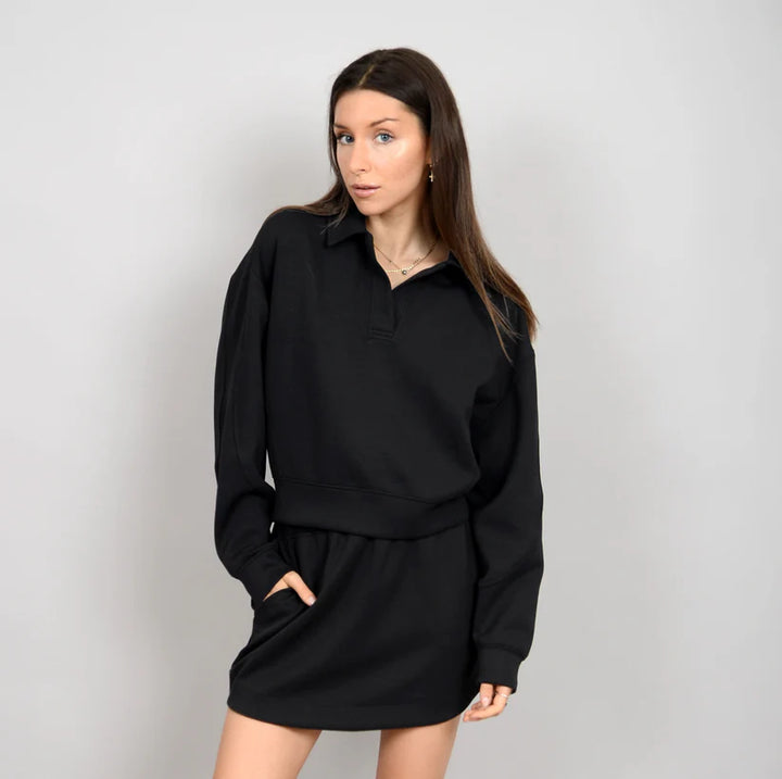 Lush Lounge Pullover - Black