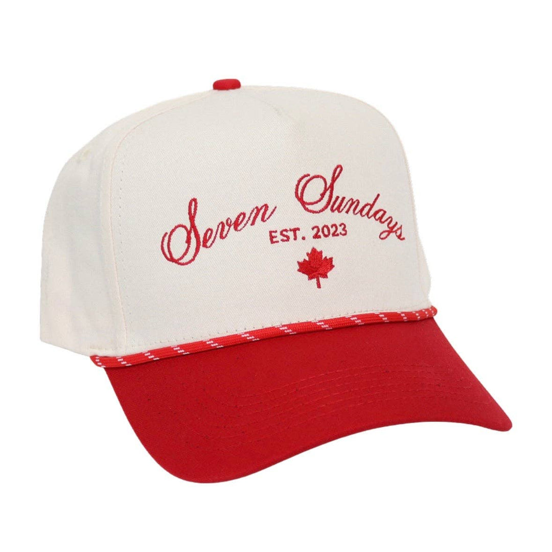 Trucker Hat - Red/White (Maple Leaf)