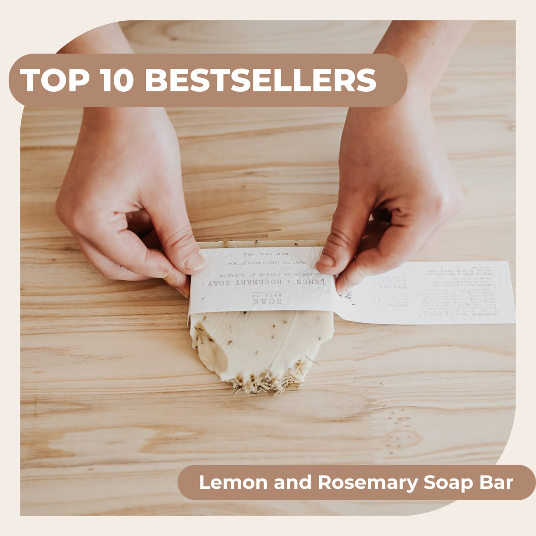 Lemon and Rosemary Soap Bar - Made in Canada