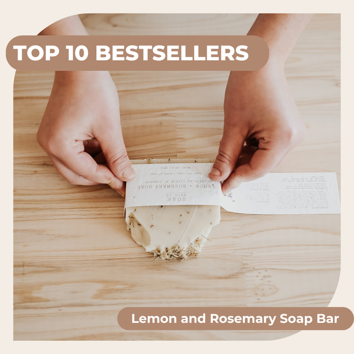 Lemon and Rosemary Soap Bar - Made in Canada