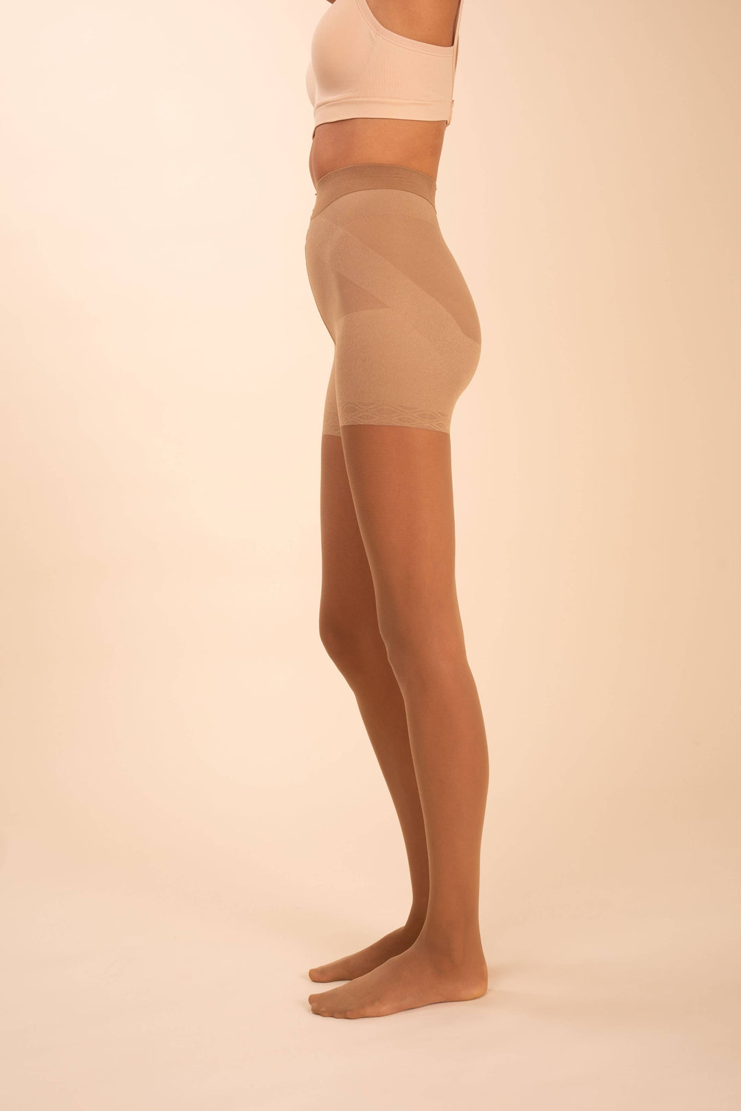 Sheer Contour Tan Tights