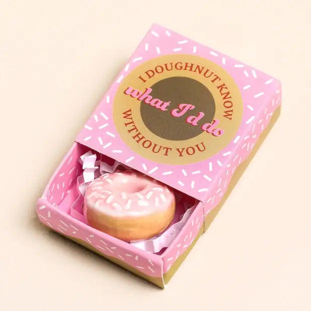 Tiny Matchbox Ceramic Tokens: Doughnut