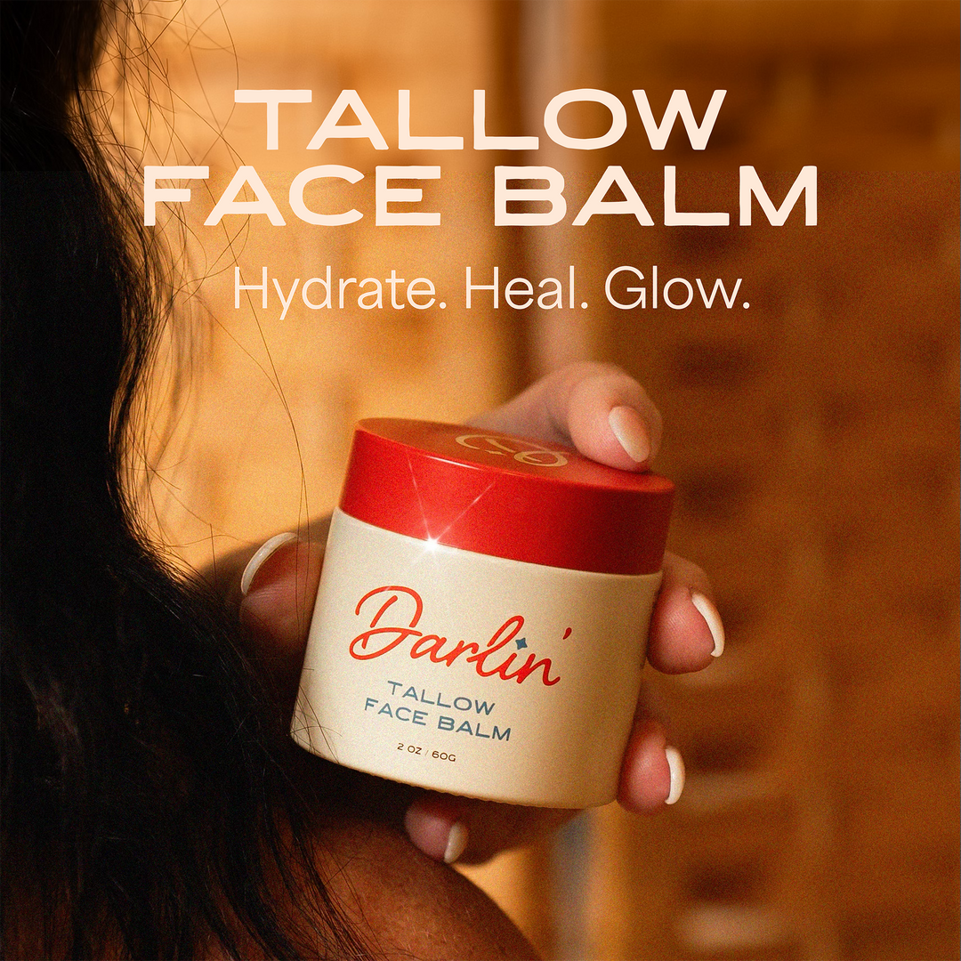 Tallow Face Balm | Natural Blue Tansy Skincare Moisturizer (NEW PKG)