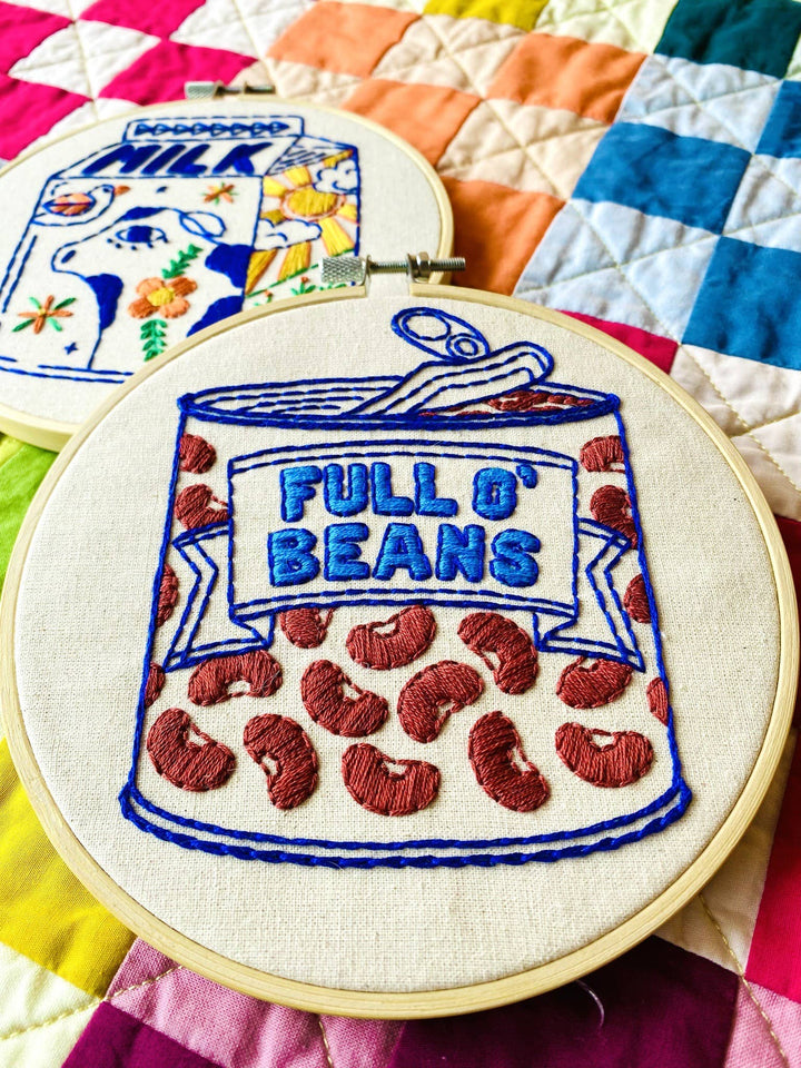 Beans Complete Embroidery Kit