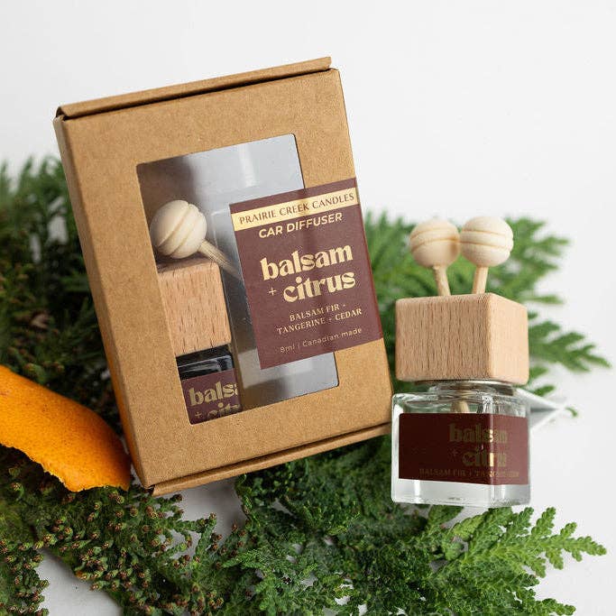 BALSAM & CITRUS | NON TOXIC VENT CLIP CAR DIFFUSER | HOLIDAY COLLECTION