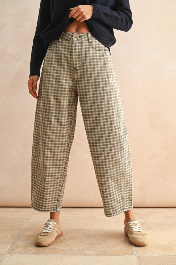 The Arc Checkered Barrel Pants