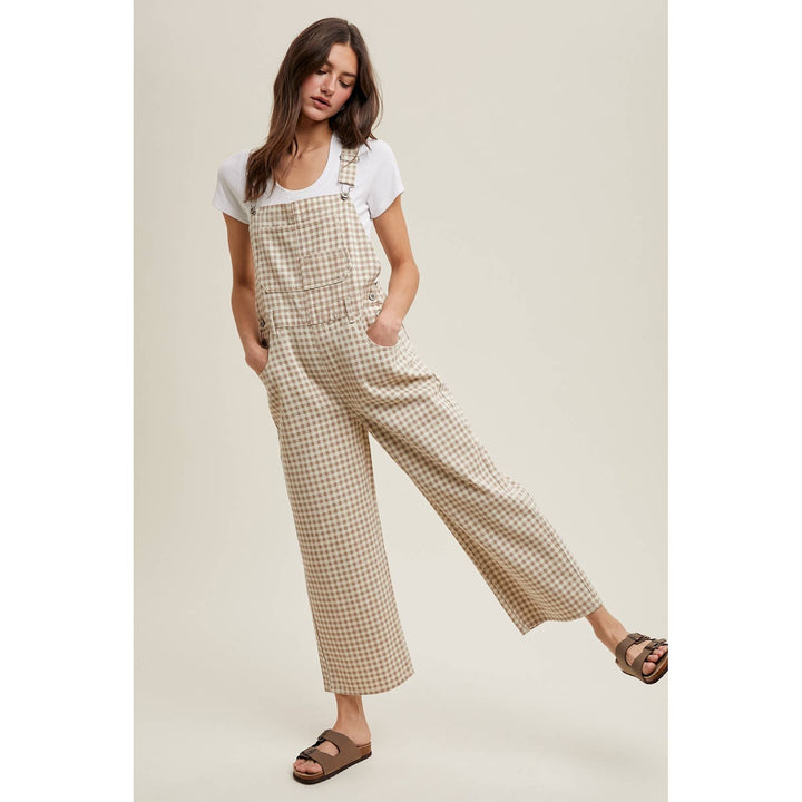 Gingham Denim Overall