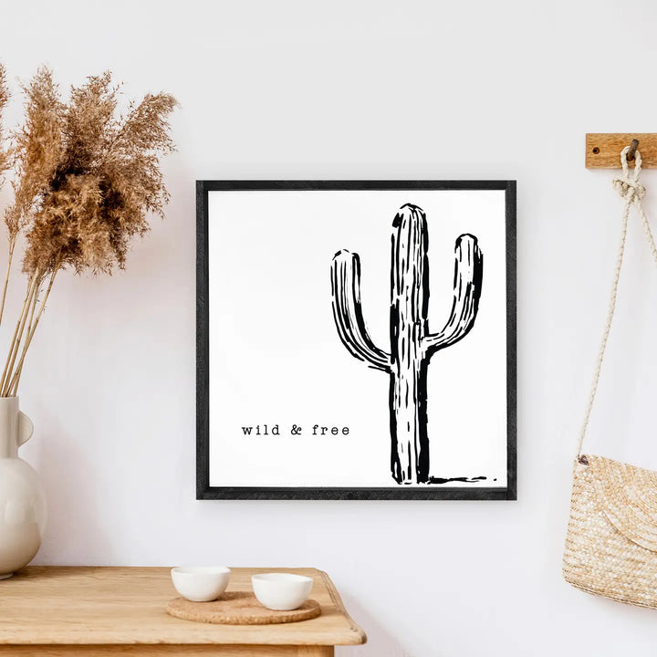 Cactus Wild & Free Print