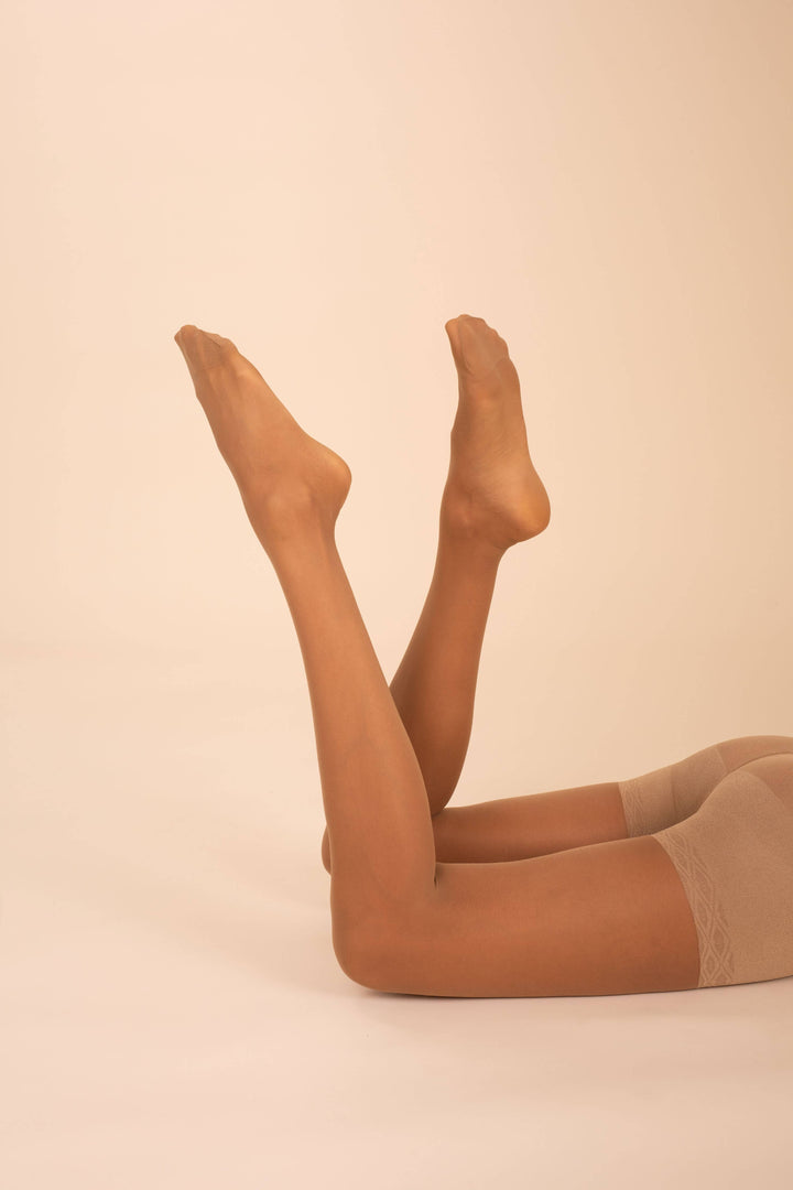 Sheer Contour Tan Tights