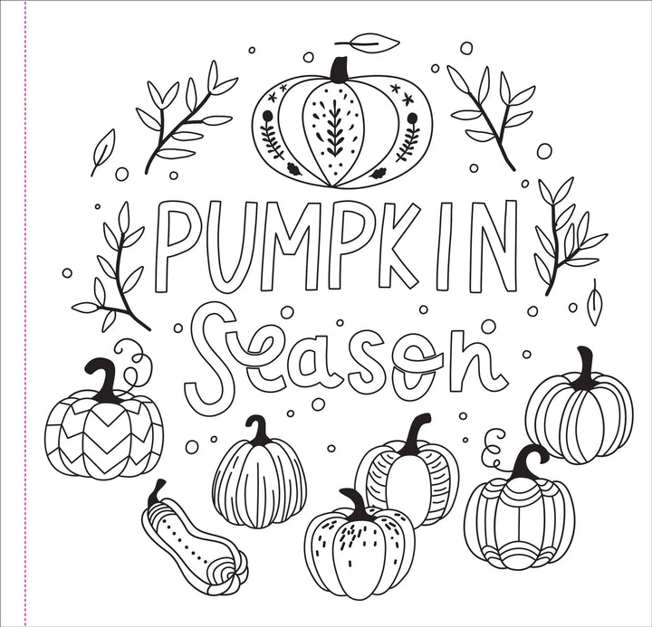 Autumn Dreams Adult Colouring Book