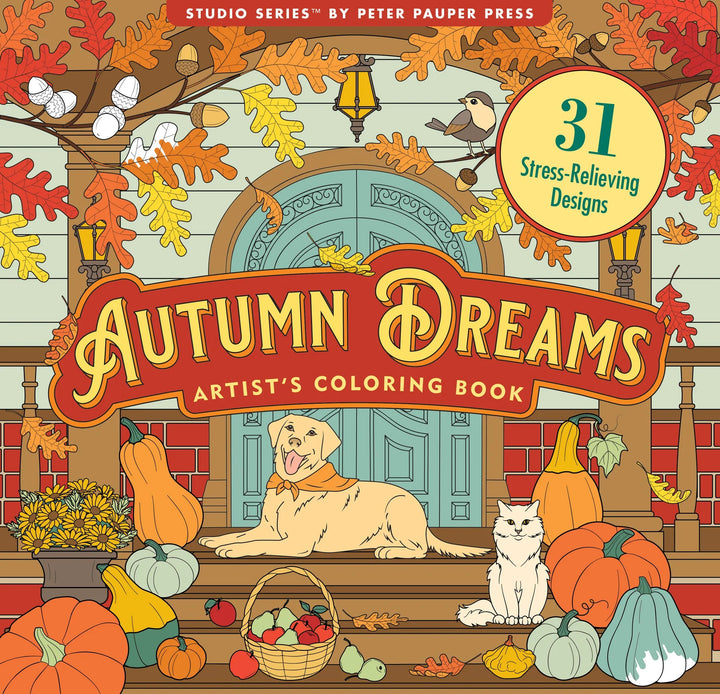 Autumn Dreams Adult Colouring Book