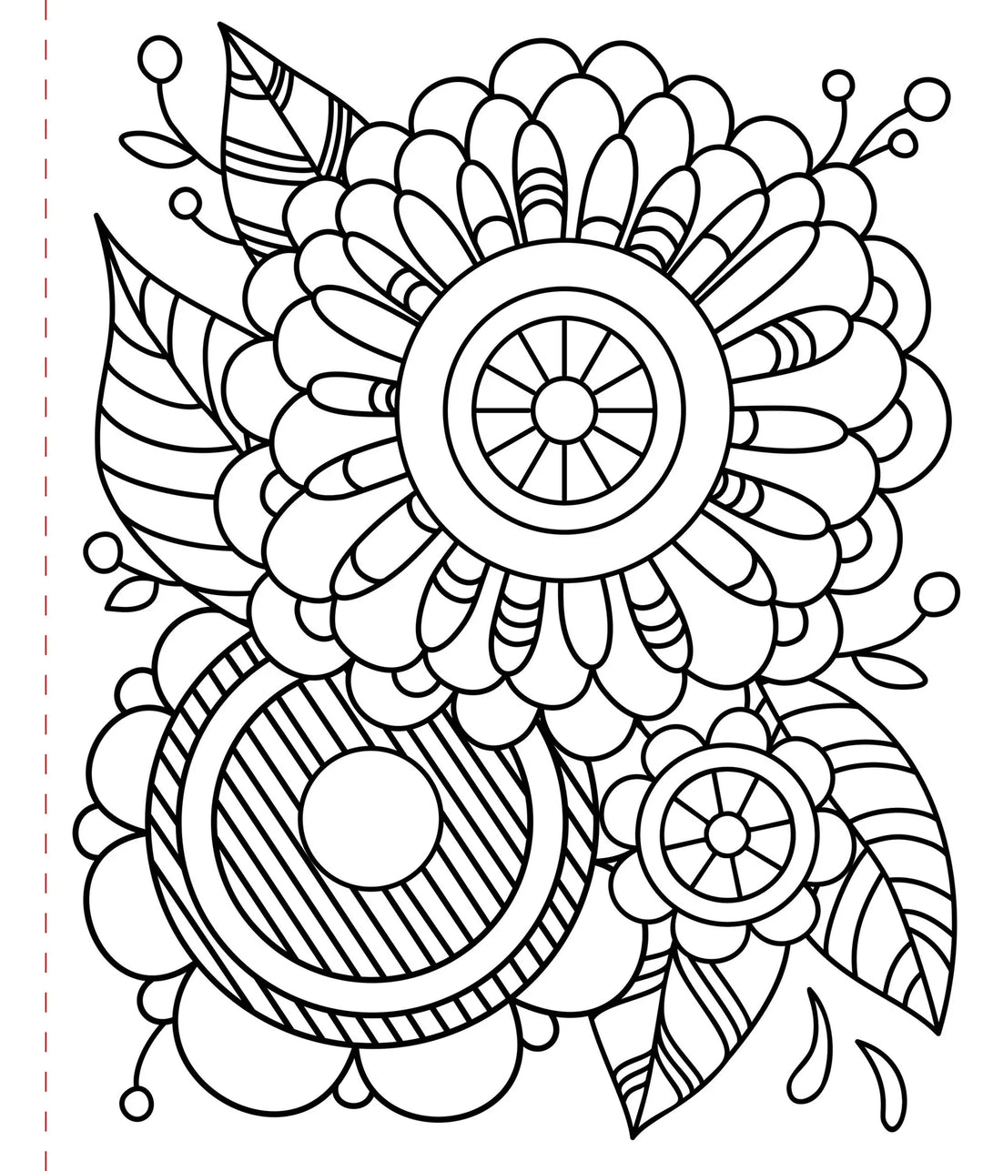 Large Print Colouring Book- Mindfulness