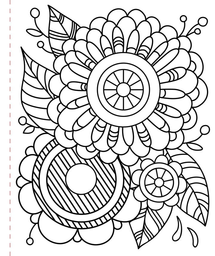 Large Print Colouring Book- Mindfulness