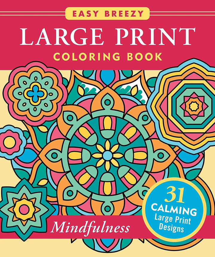 Large Print Colouring Book- Mindfulness