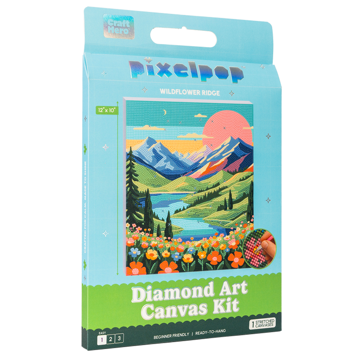 PixelPop™ Diamond Art — Reset Edition - Wildflower Ridge