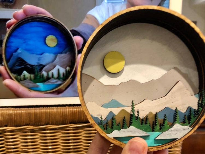 The Rocky Mountains Shadow Box Kit