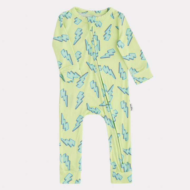 Bamboo Footless Sleeper | Neon Lightning