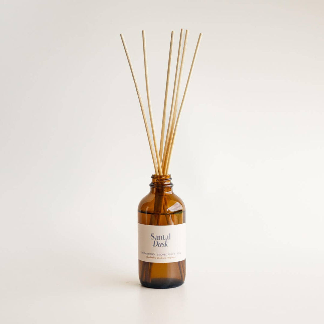Santal Dusk | Clean Reed Diffuser: Diffuser Set (with box + reeds)