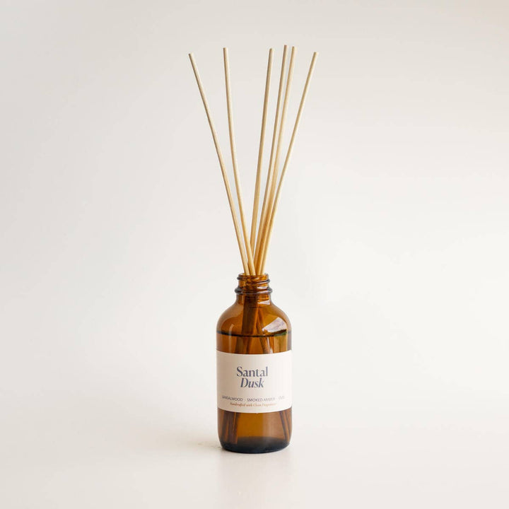 Santal Dusk | Clean Reed Diffuser: Diffuser Set (with box + reeds)