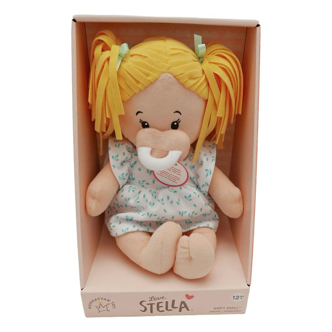Love, Stella Doll- Peach/Blonde Pigtails