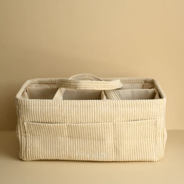 Diaper Caddy- Cream