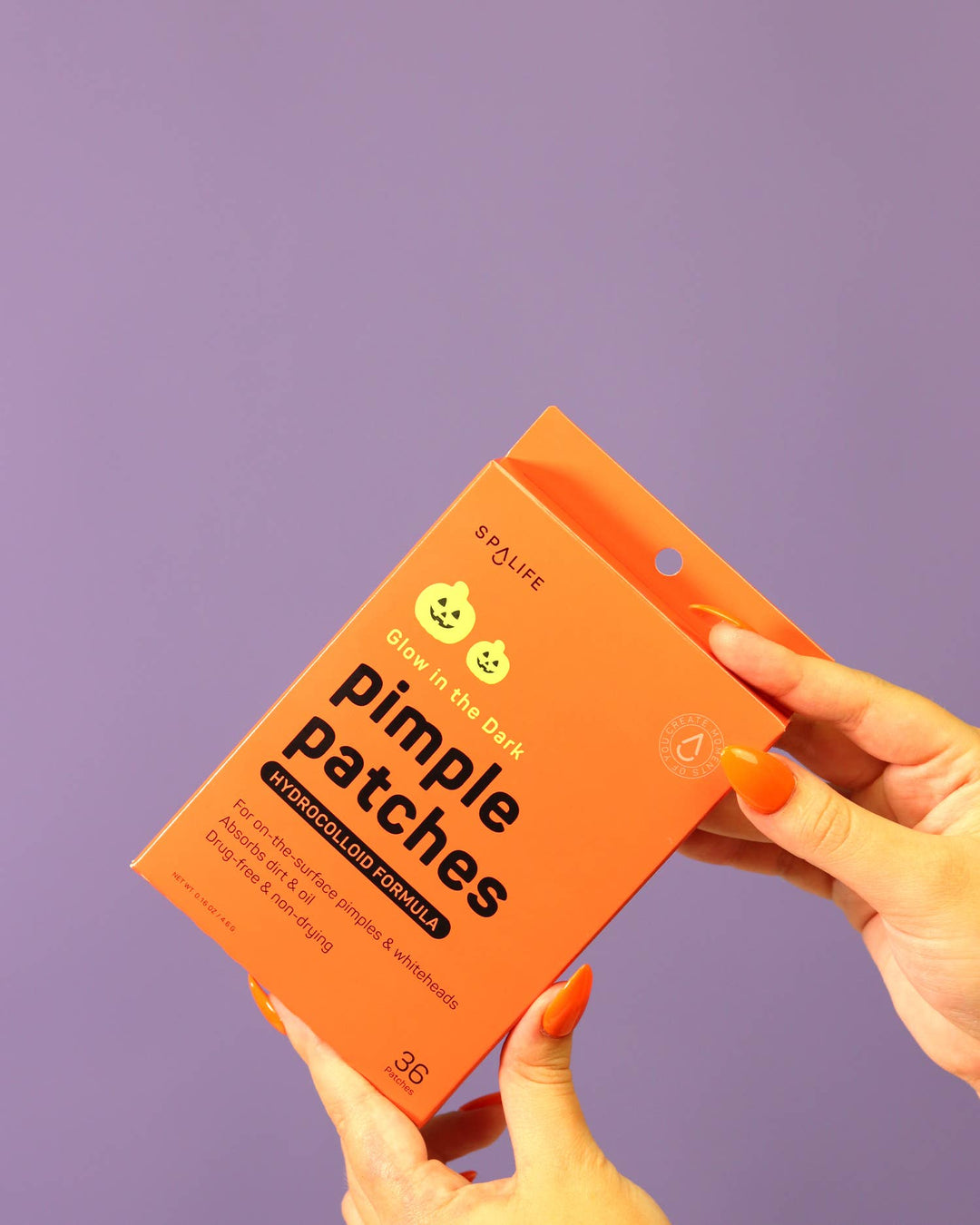 Glow in the Dark Pumpkin Pimple Patches