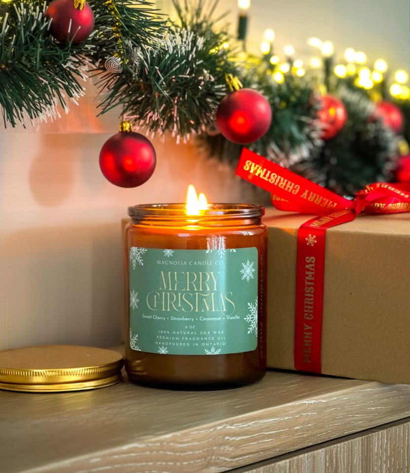 Merry Christmas  Candle