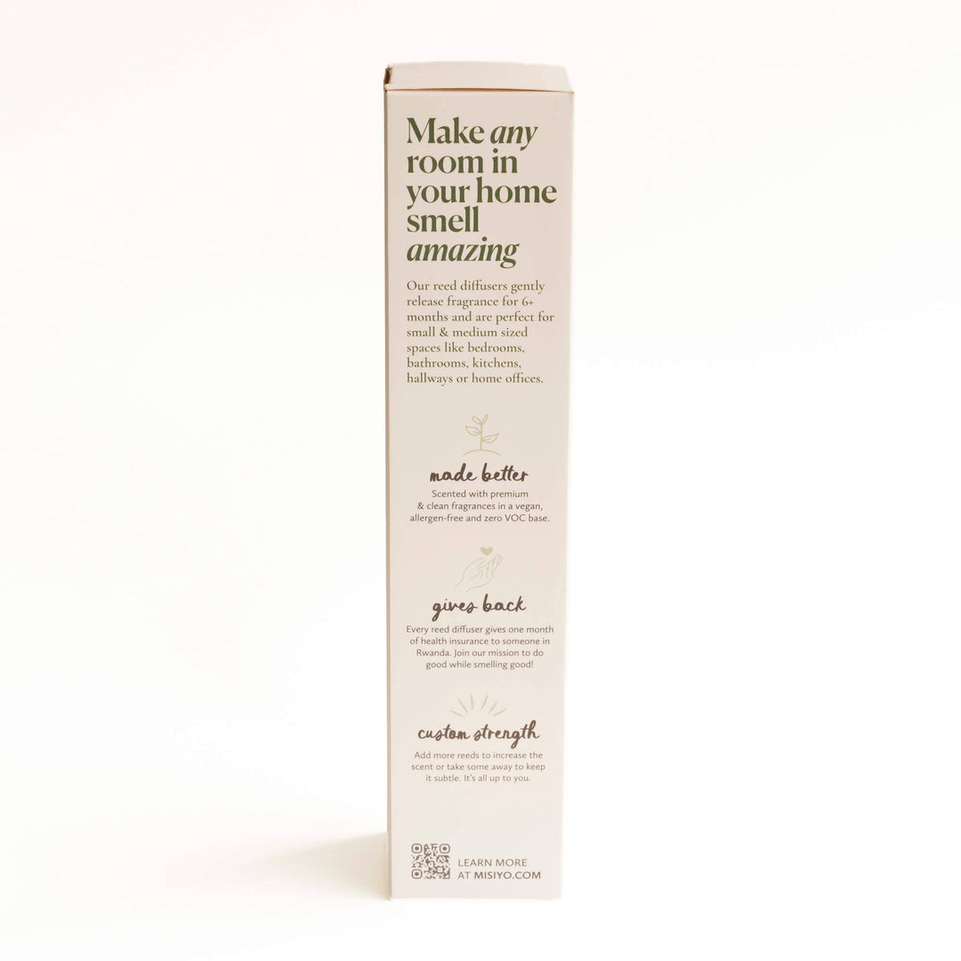 Spiced Pear + Spruce | Clean Reed Diffuser: Diffuser Set (with box + reeds)