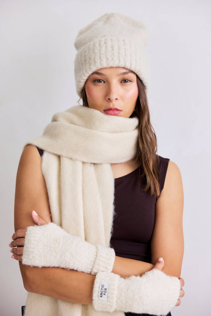 The Reykjavik Beanie Hat - Pebble Beige