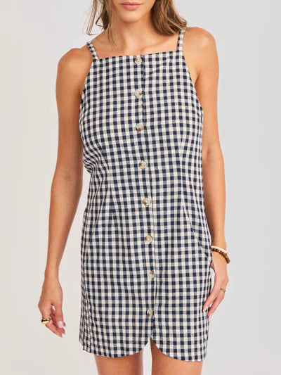Mustang Gingham Mini Dress