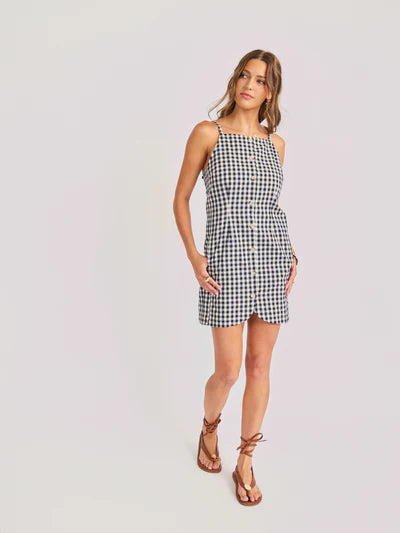 Mustang Gingham Mini Dress