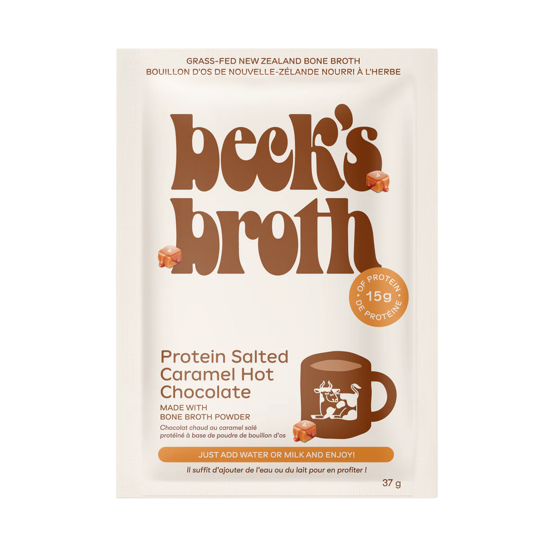 Beck's Broth - Protein Salted Caramel Hot Chocolate