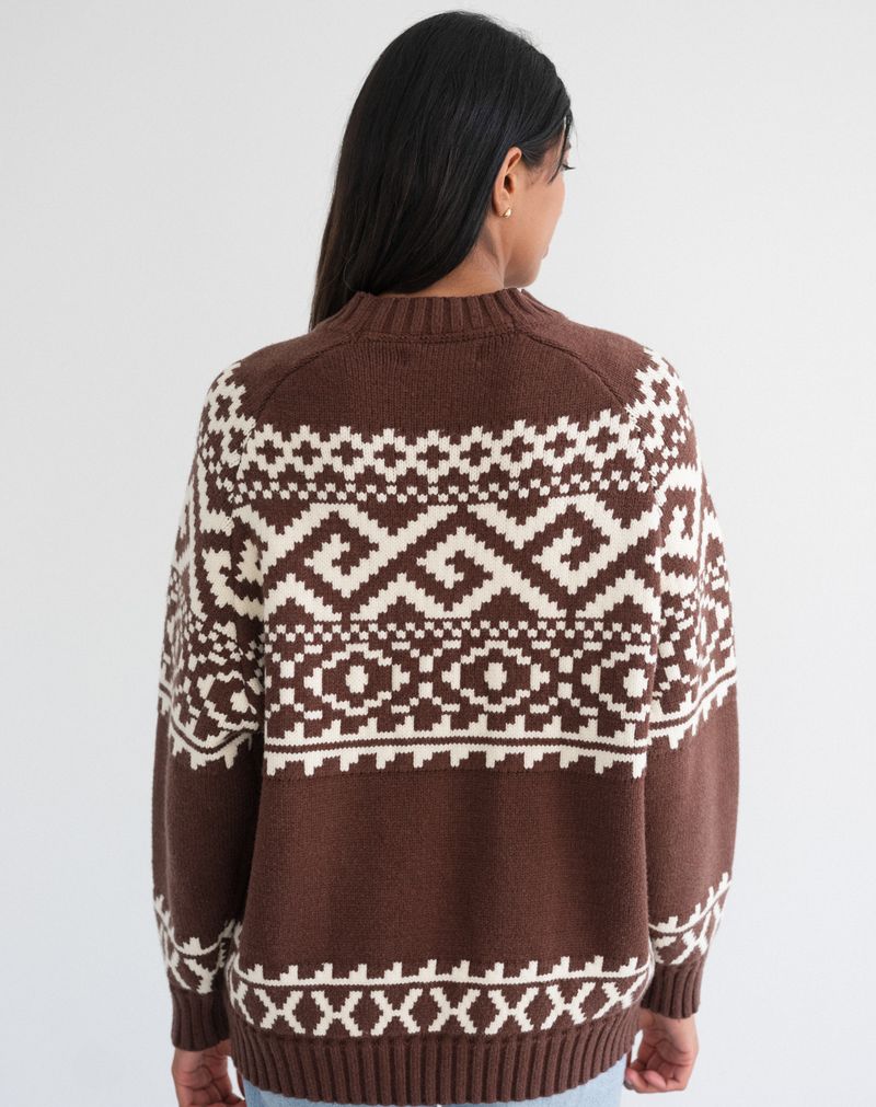 Fair Isle Sweater - Chesnut