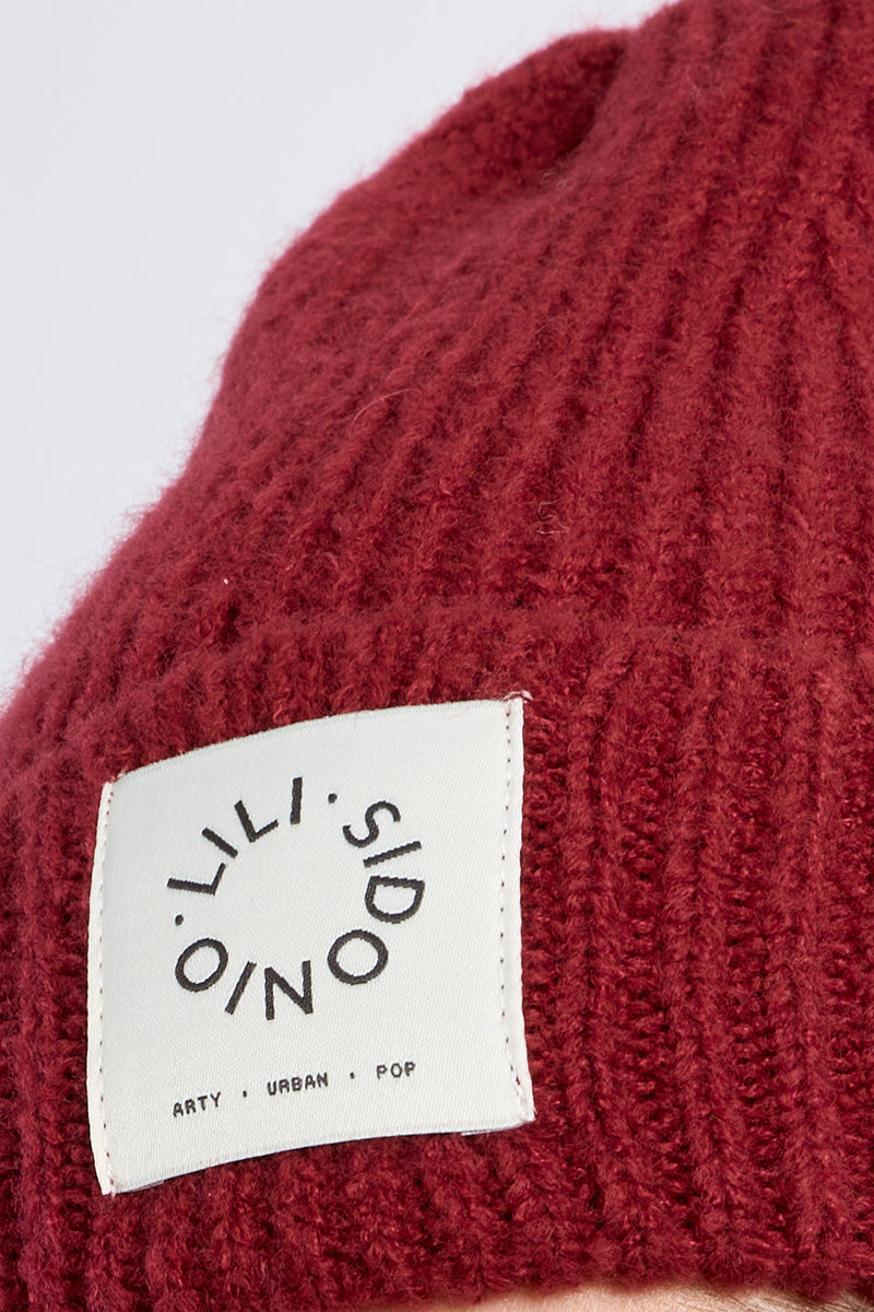 Bordeaux Knitted Beanie