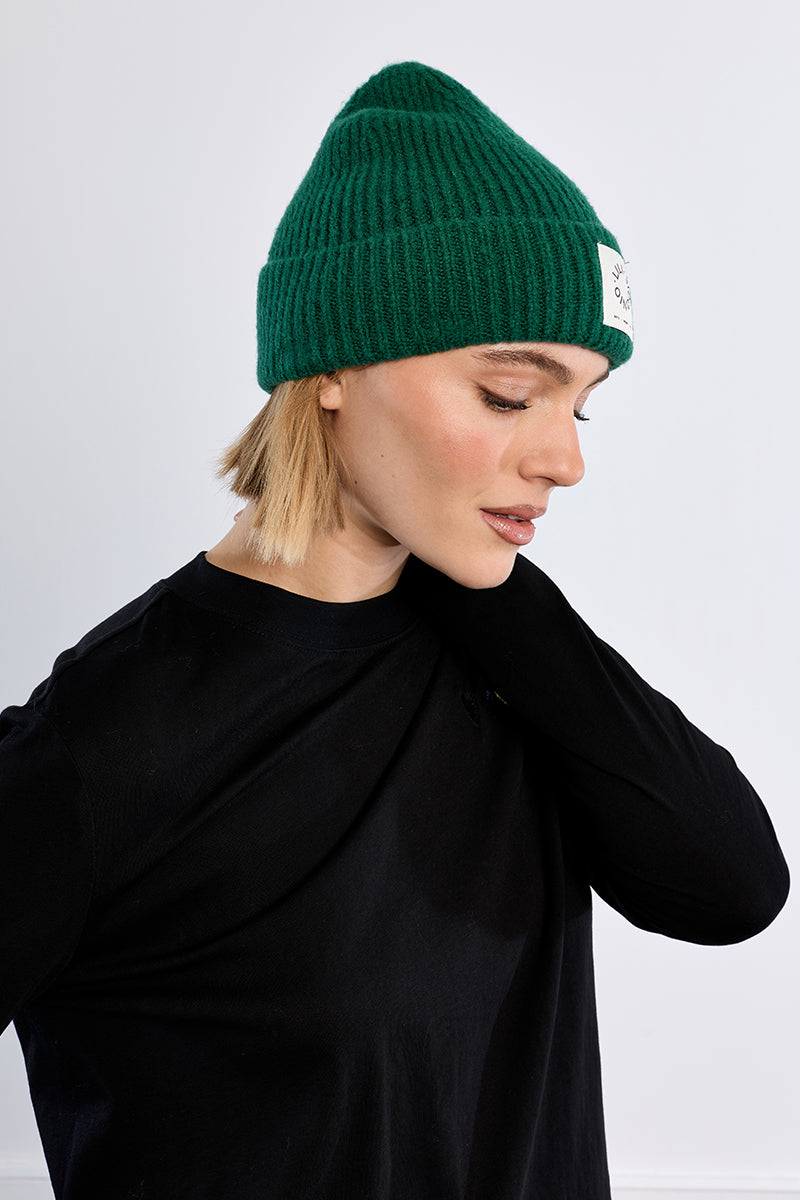 Forest Green Knitted Beanie