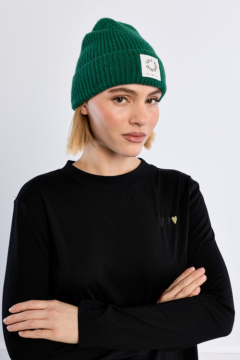 Forest Green Knitted Beanie
