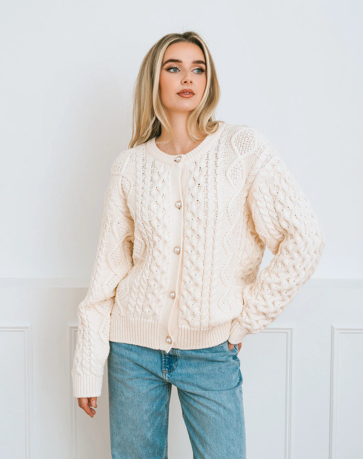 Stella Cardigan - Ecru
