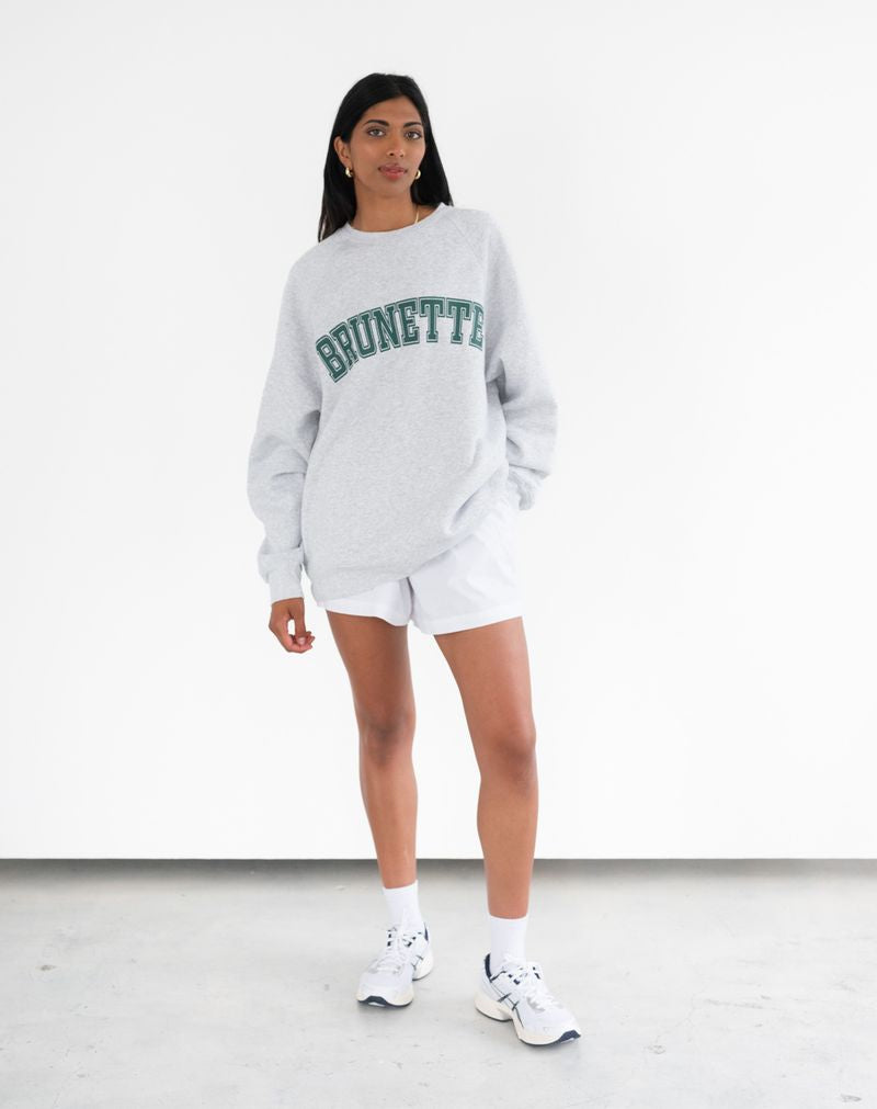 Brunette The Label Varsity Crewneck - Brunette