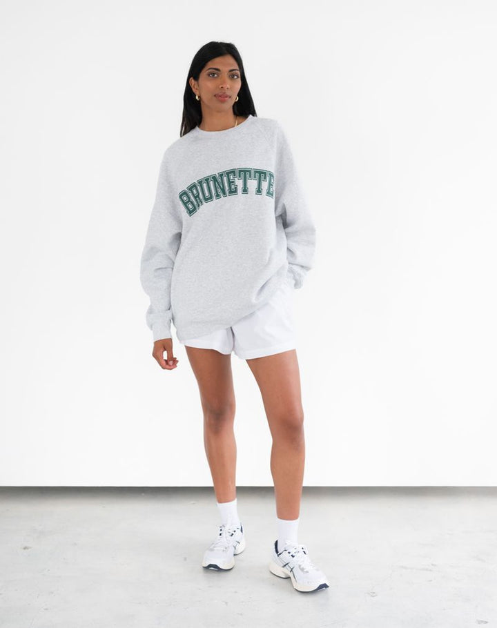 Brunette The Label Varsity Crewneck - Brunette