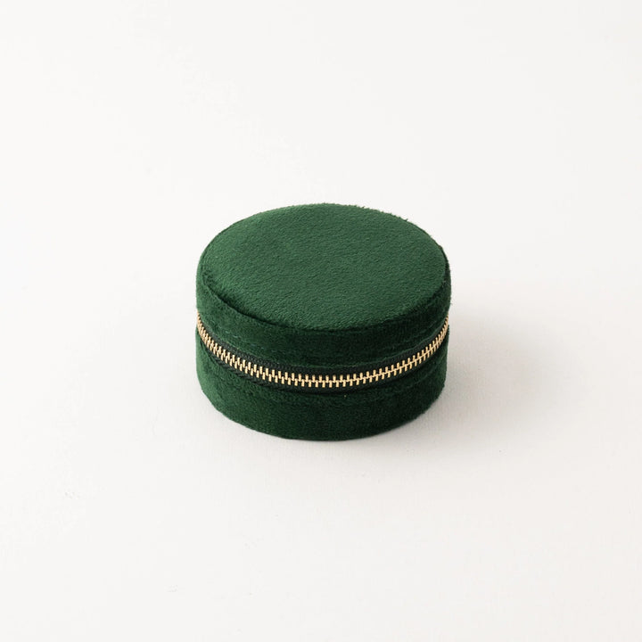 Bon Voyage Circle Travel Case- Emerald