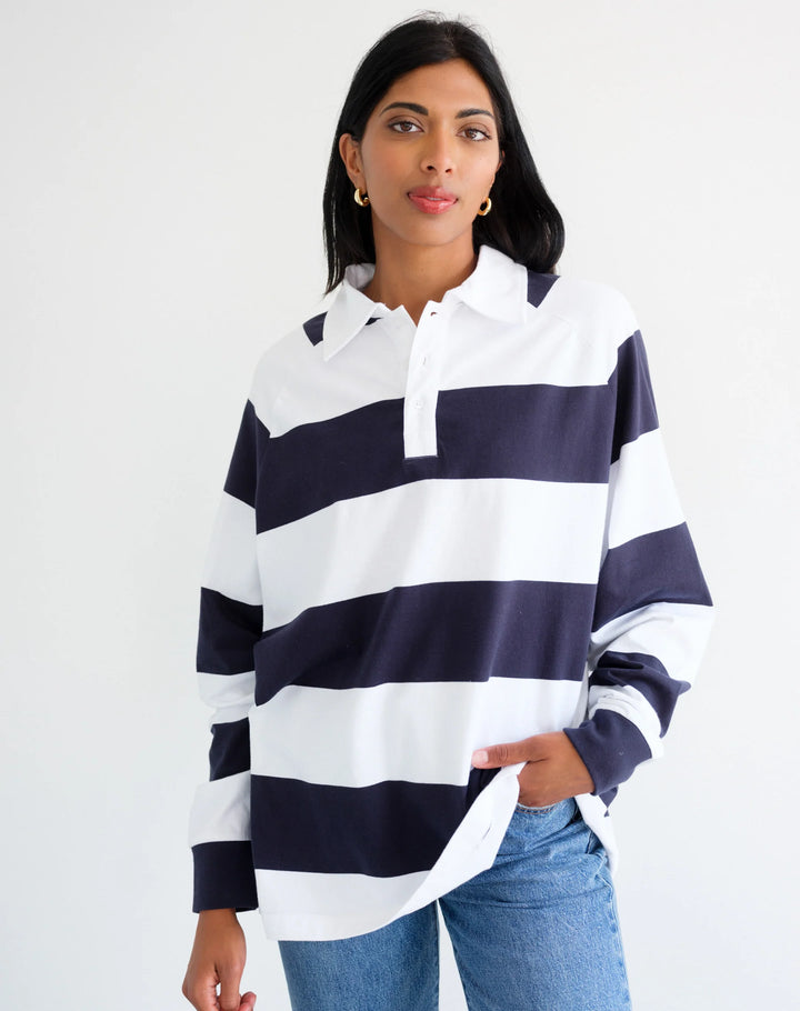 Rugby Polo Shirt - Navy