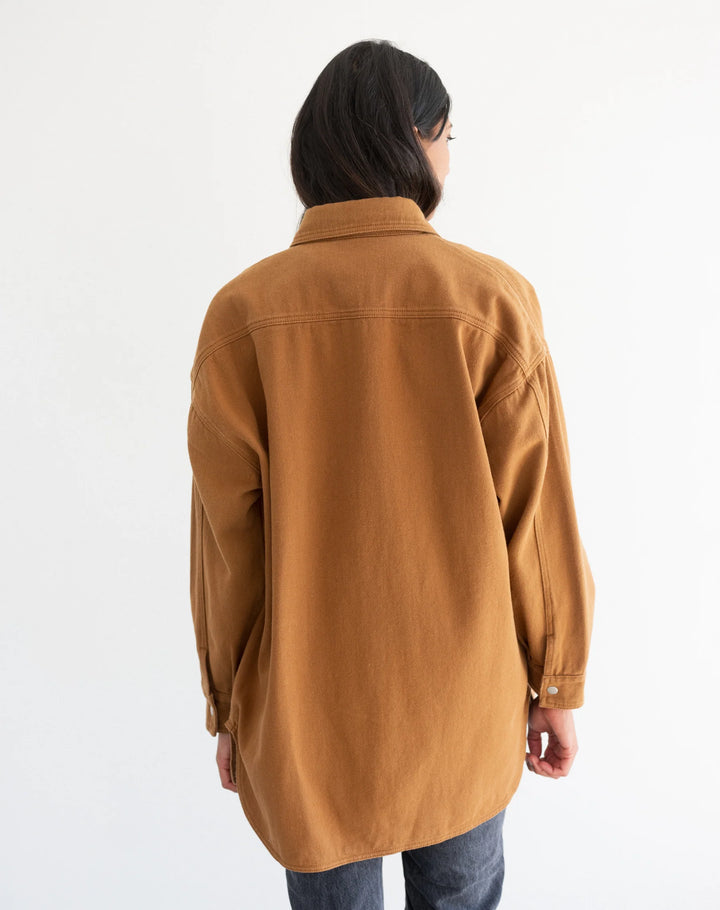 Shania Denim Twill Jacket - Chesnut