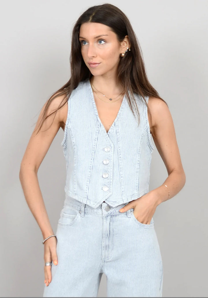 Coastal Denim Vest