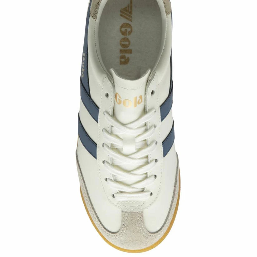 Gola Torpedo Leather Sneakers - Off White/Moonlight/Gold